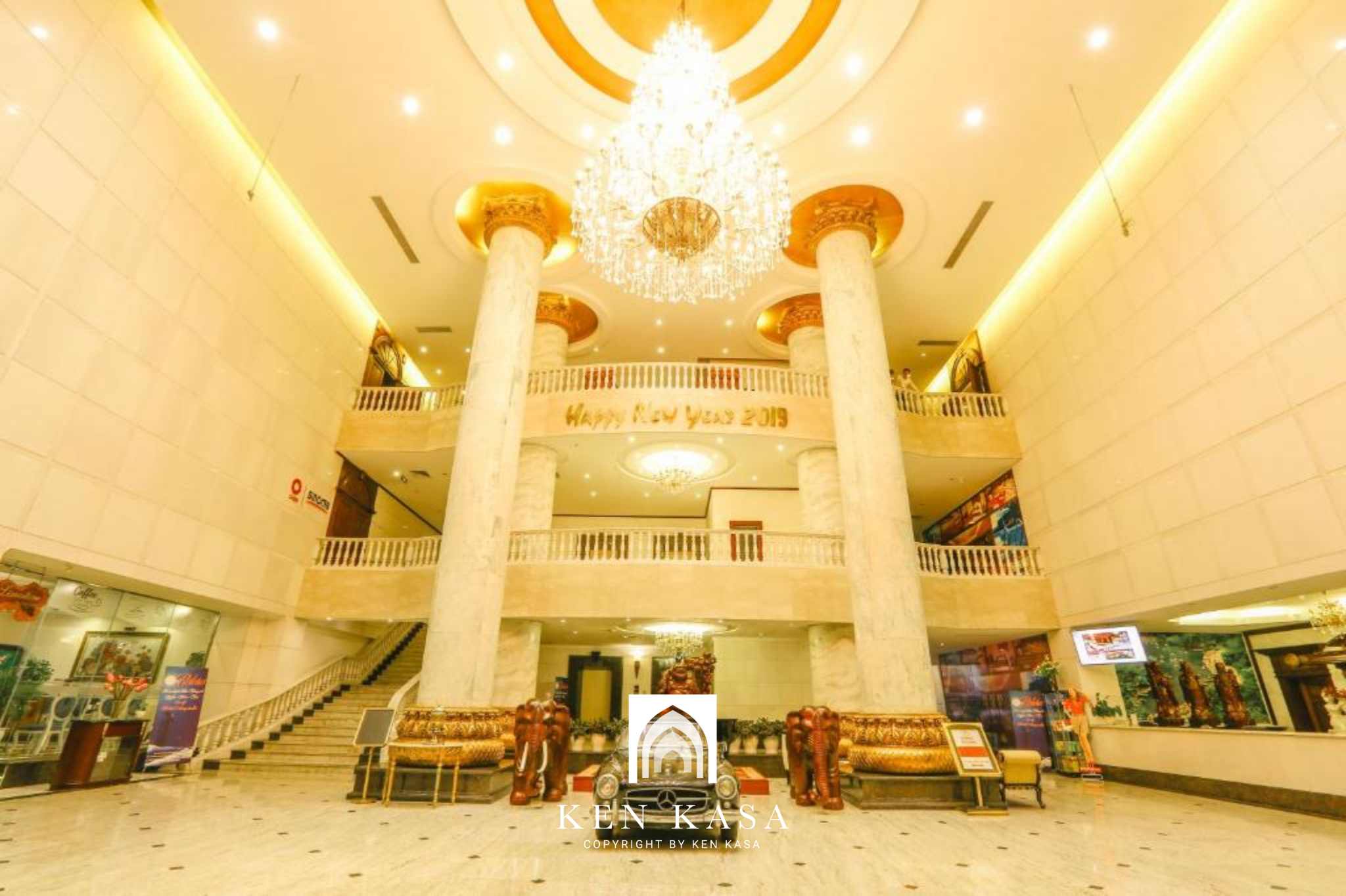 Không gian sảnh của The Vissai Ninh Bình Hotel